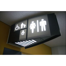Signe extérieur acrylique de répertoire de lumière de LED de salle de toilette
